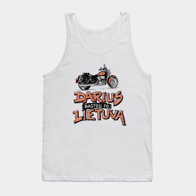 Darius bastosi po Lietuva Tank Top by hyperactive